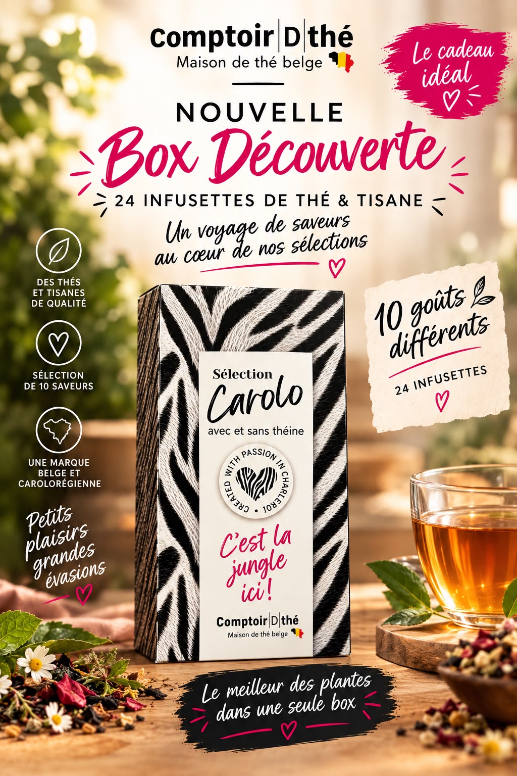 BOX Carolo – Box découverte 24 infusettes