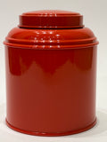 Boite métallique empilable rouge